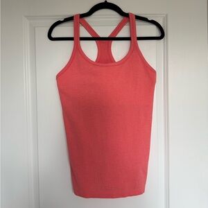NWOT Lululemon Ebb to Street Tank Top in Heathered Grapefruit size 10